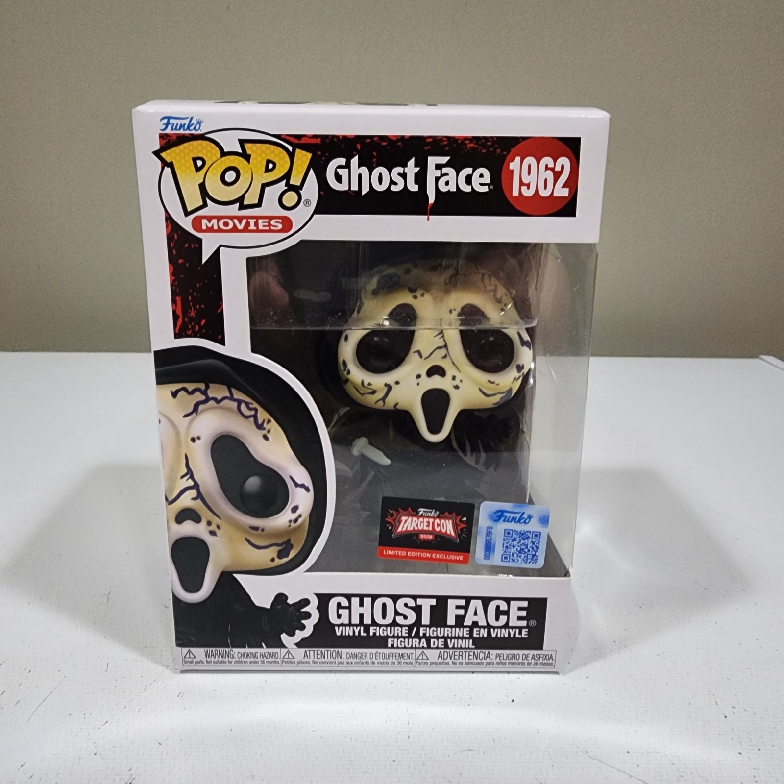 Funko Pop! Movies: (Distressed) GHOST FACE #1962 Target Con 2026 Exclusive