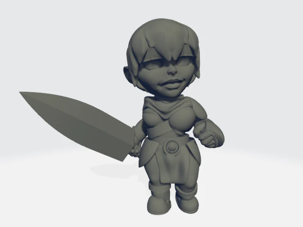 Monstero - Human Fighter Female