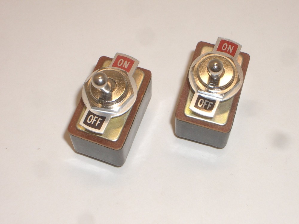 NET 2X T23  DPDT ON-ON TOGGLE SWITCH 3A 125VAC 2PC SET