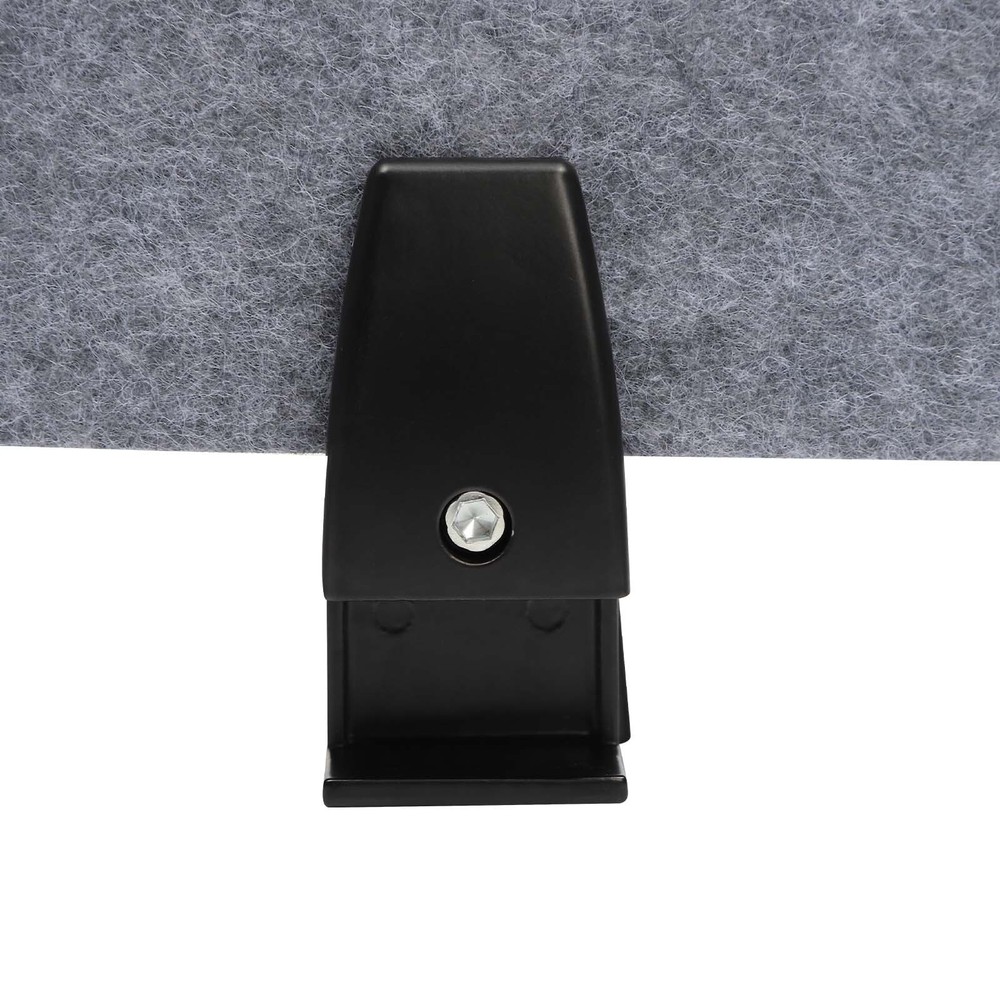 Clamp-On Acoustic Desk Divider Privacy Panel for Productive Workspaces