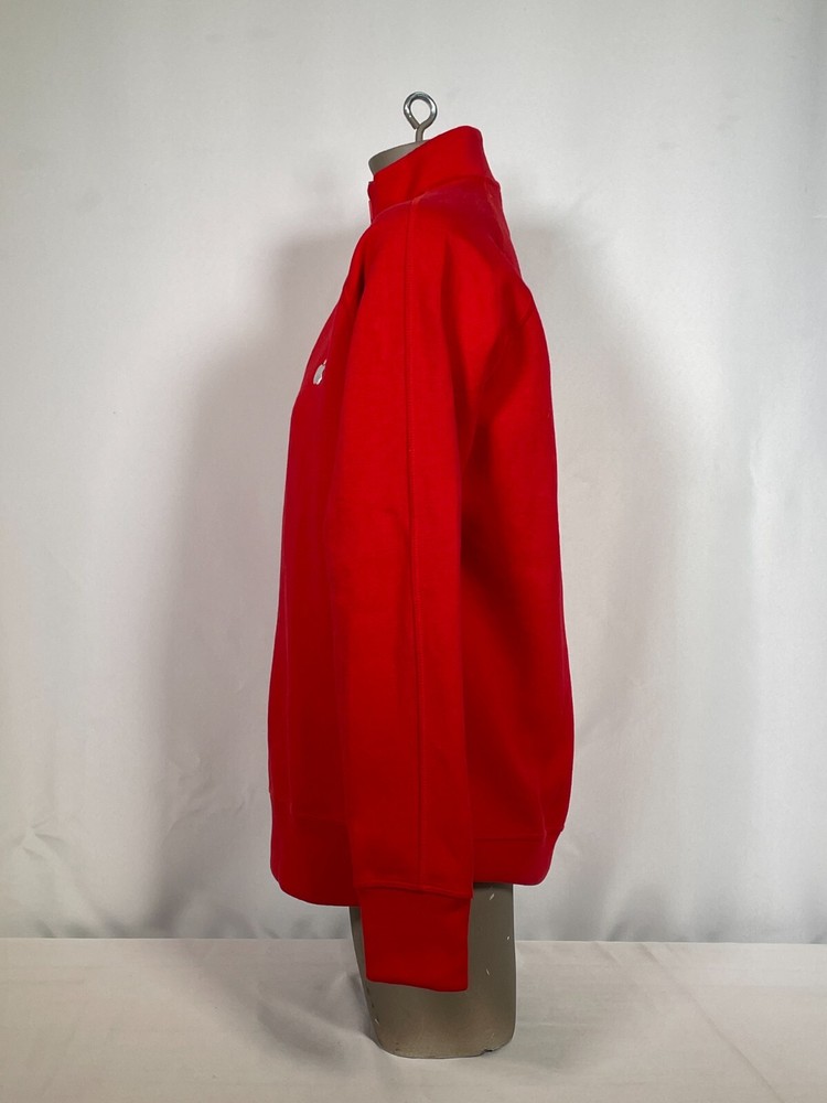 Apple Store Employee Red 1/4 Zip Pullover Jacket Women's SMALL