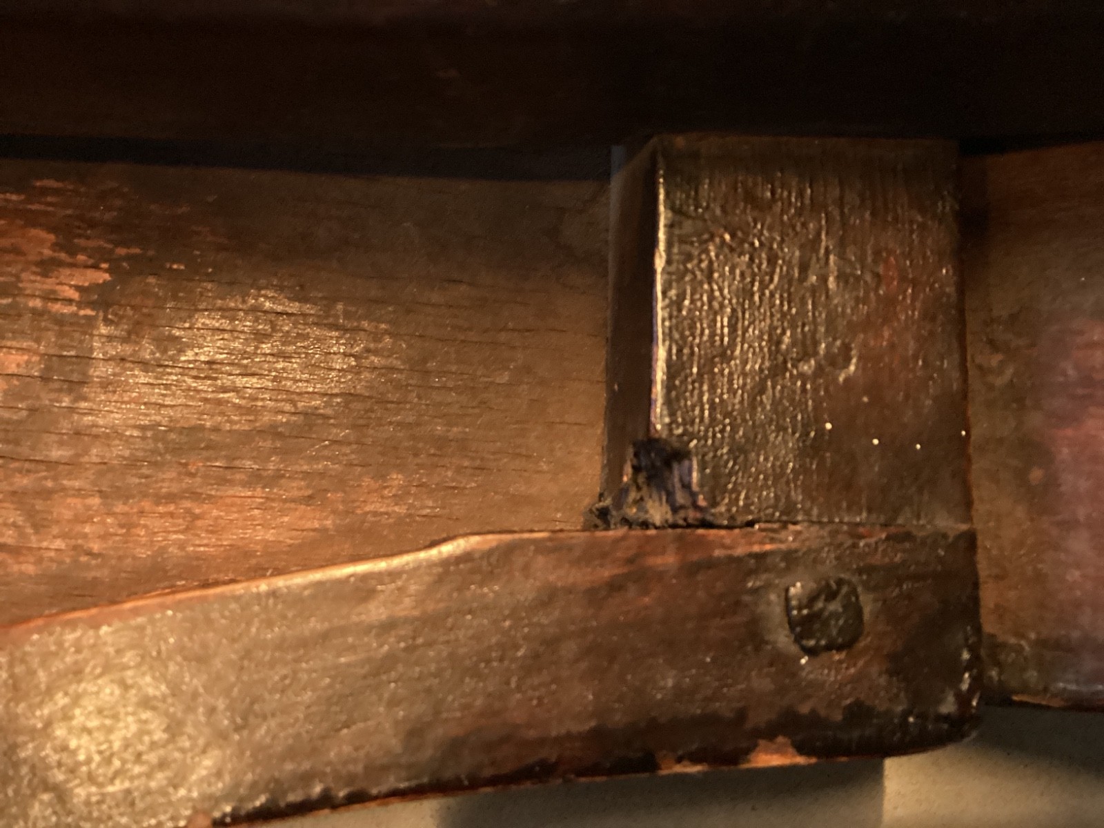 Antique Thonet Bentwood Shoe Fitting Stool, Brown, 25x12.5x15.5"