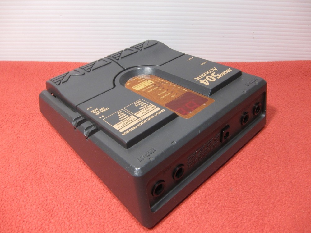Zoom 504 Acoustic Multi Effect Processor Guitar Effect Pedal Tested MIJ