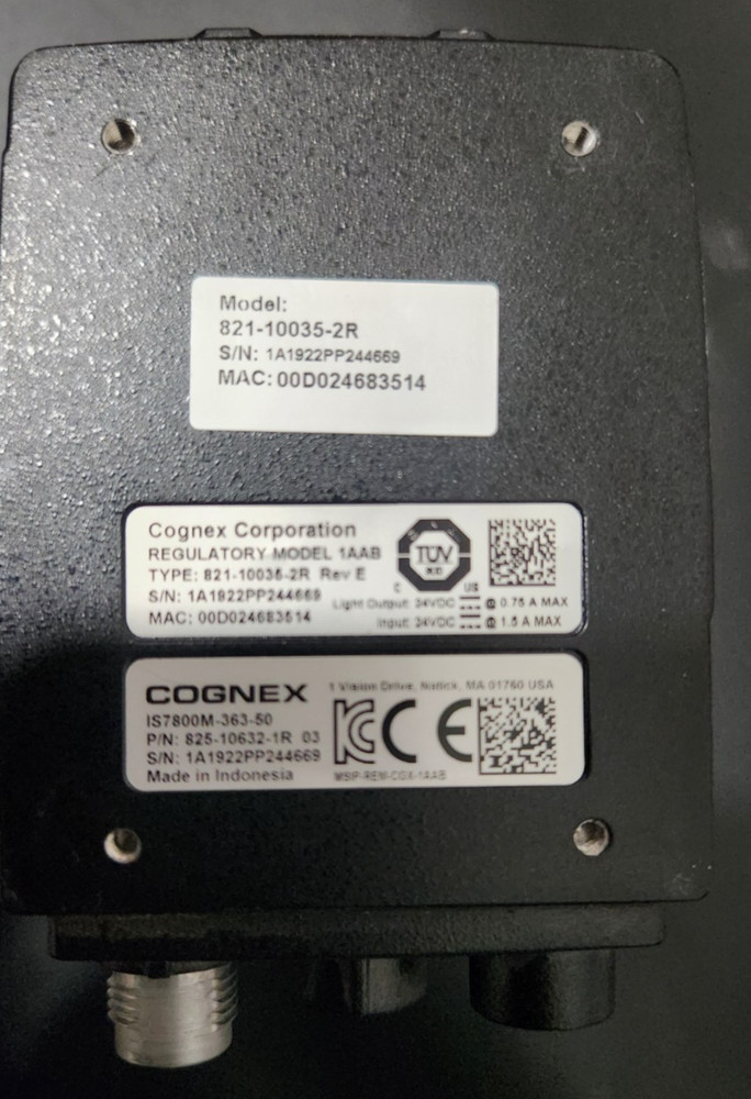 Cognex IS7800M Industrial Camera