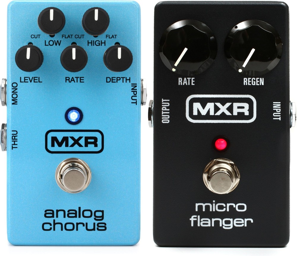MXR M234 Analog Chorus Pedal + MXR M152 Micro Flanger Pedal Value Bundle