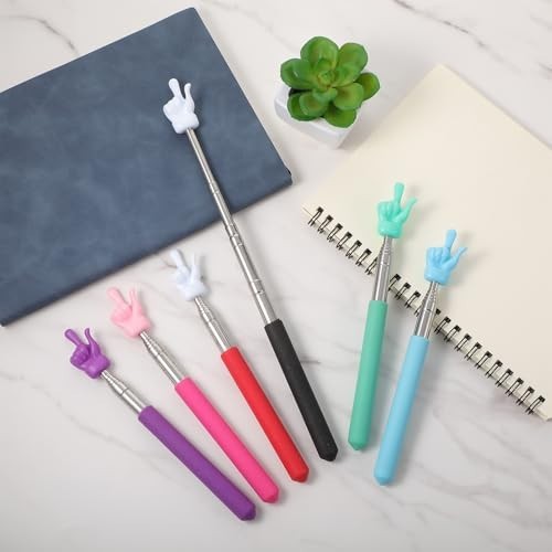30 Pack Retractable Telescopic Pointer Sticks for Classroom - 21.85" Extendable