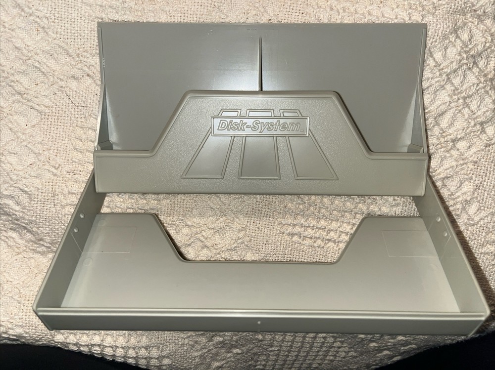 3.5" Floppy Disk Carrying Case Gray diskette Holder