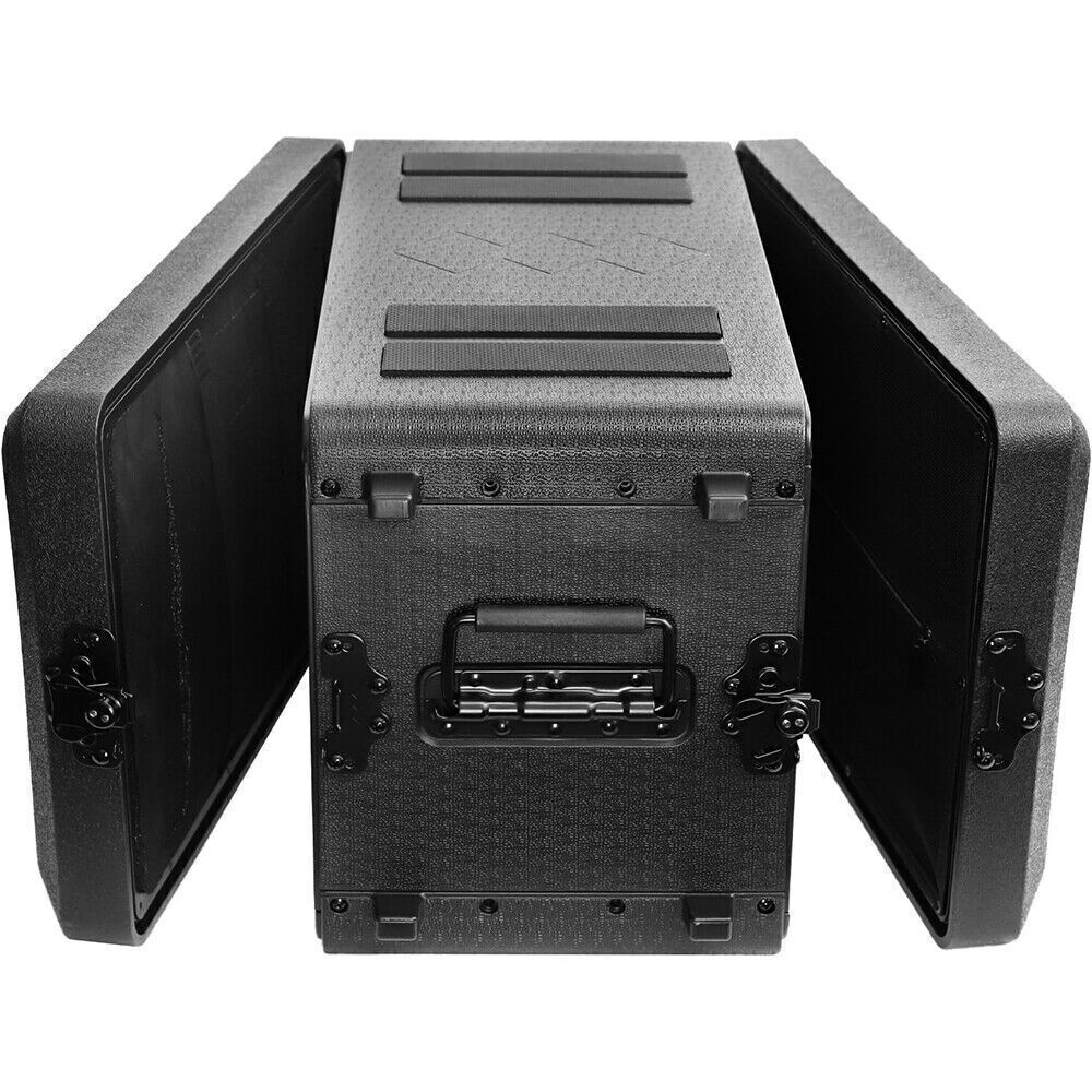 4U Rack Case Shallow 12" Depth, 19" Rackmount Flight Case for Amplifier, Audio