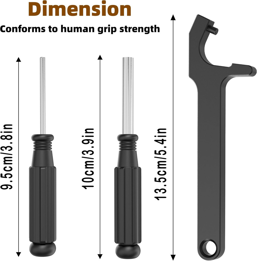 Tools Kit for Glock, Front Sight Remove Pin Punch Magazine Disassembly Tools for