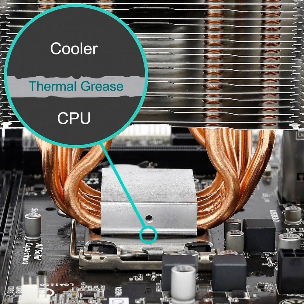 100g Silver Thermal Paste G107 High Performance CPU GPU Heat Sink Compound 2.6in