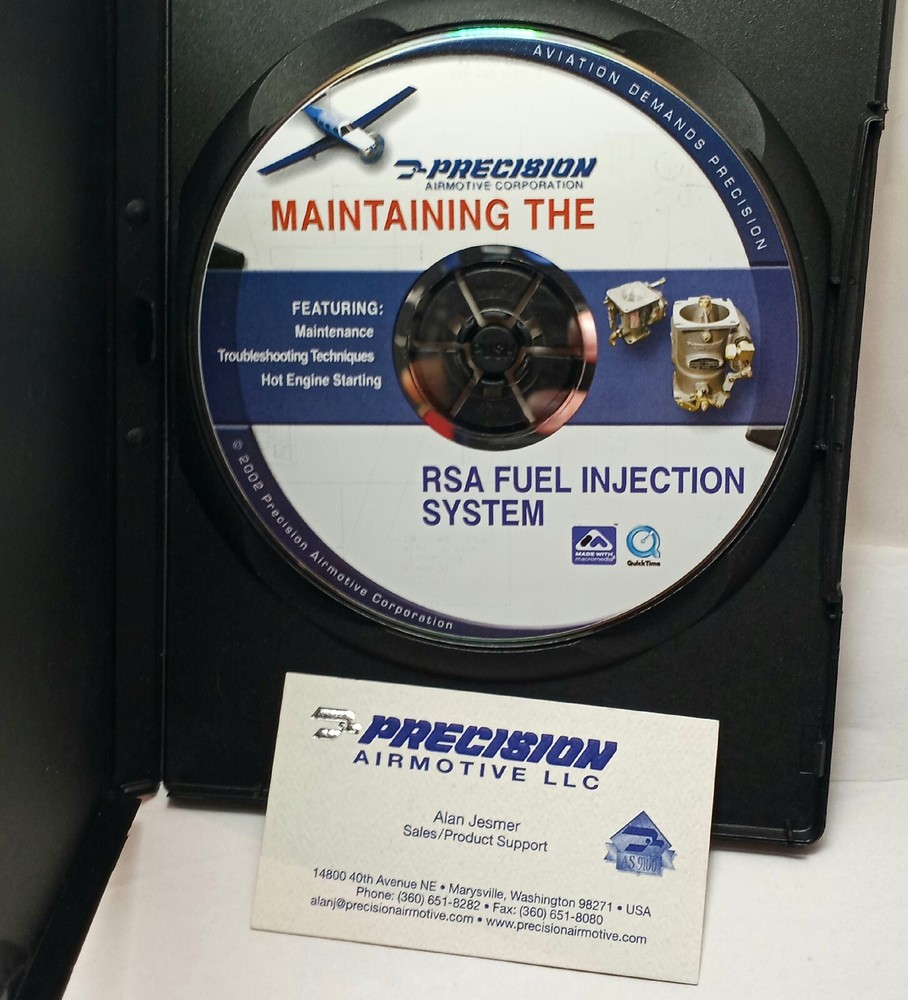Precision Plane Maintaining the RSA Fuel Injection System Interactive CD-ROM