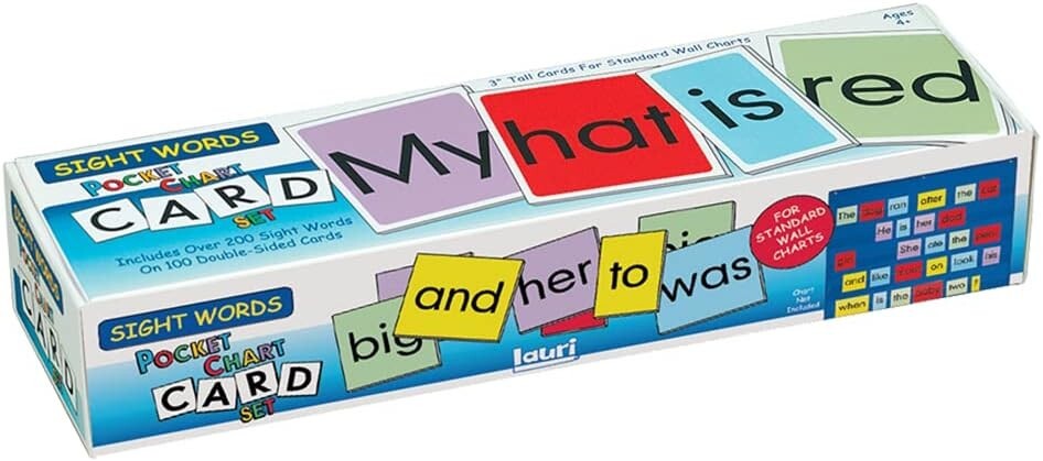 PlayMonster Lauri Pocket Chart Cards - Sight Words