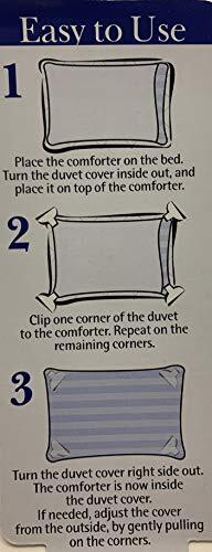 Padded Duvet Clips (4-Pack) - Secure Blanket & Comforter Fasteners | No-Shift