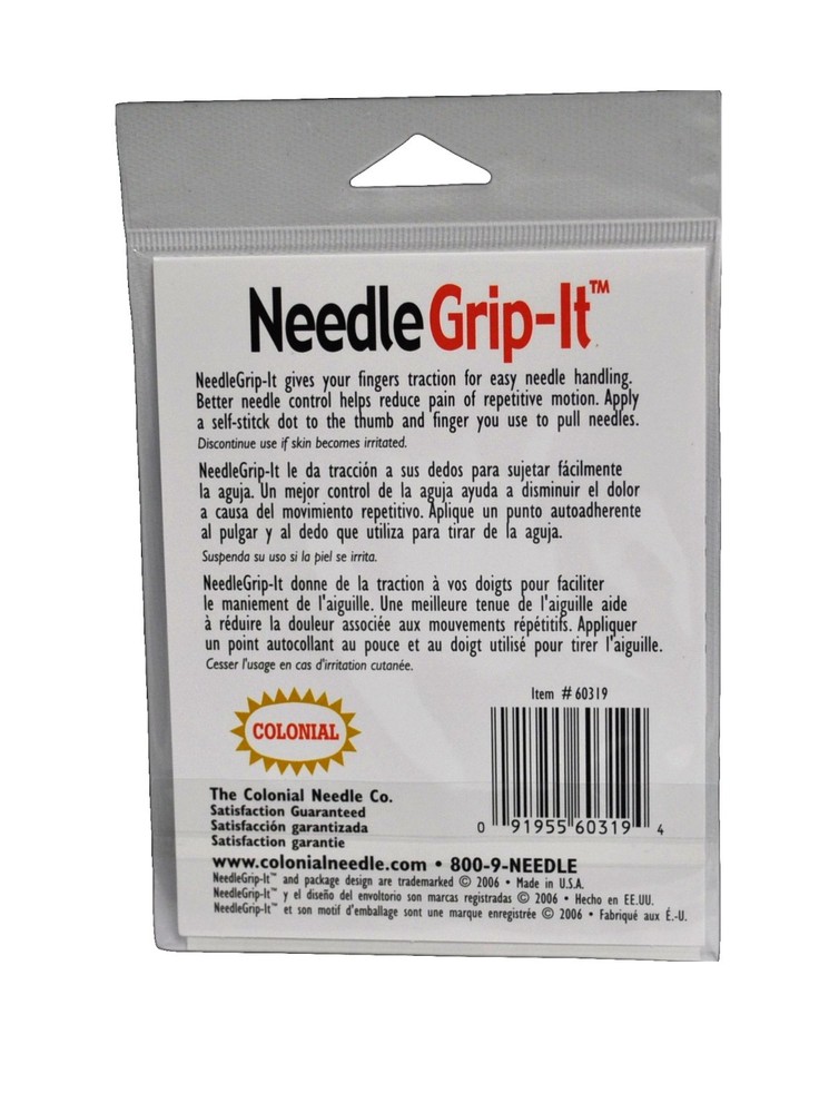 Colonial Needle Sewing Needle Grip-It 60319