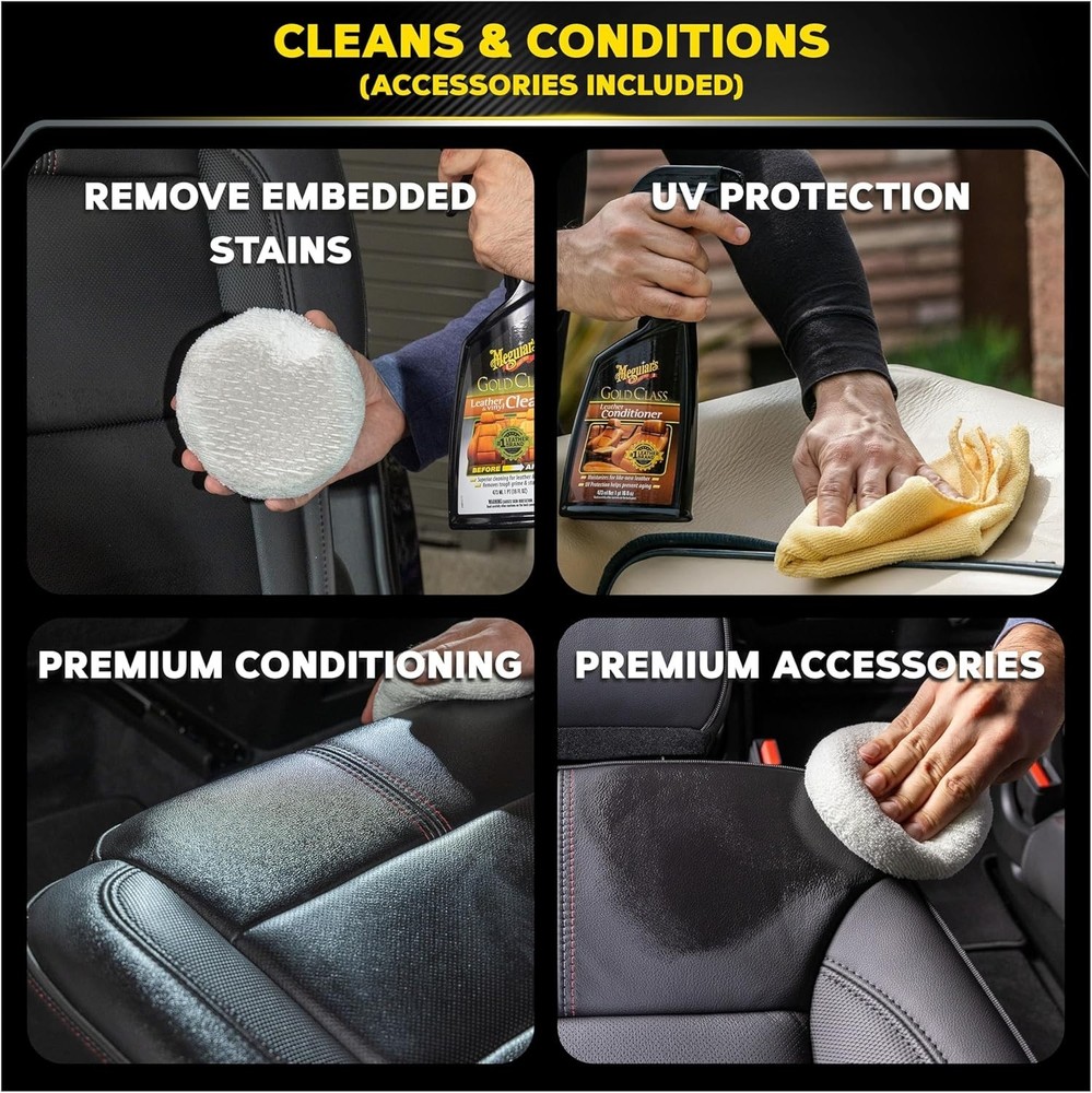 Leather Care Kit - Premium Cleaner and Conditioner - The...