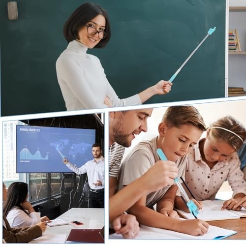 30 Pack Retractable Telescopic Pointer Sticks for Classroom - 21.85" Extendable