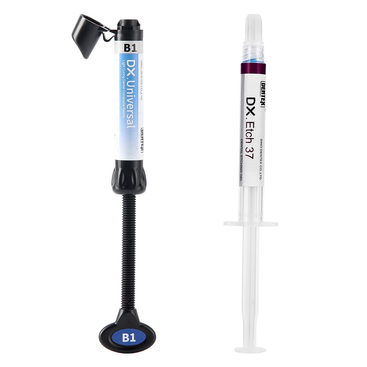 Dental Light Cure Composite kit Syringe Resin+Etching Gel+Etching Adhesive