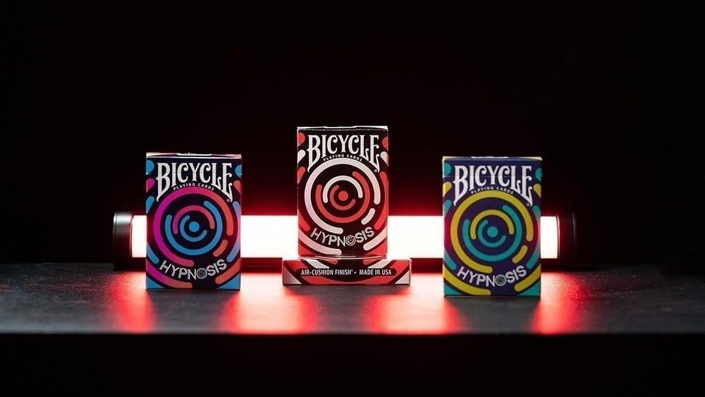 Bicycle Hypnosis Playing Cards, Blue