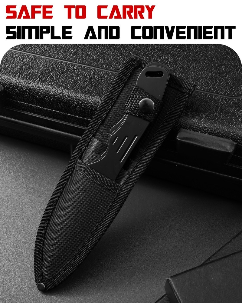 DISPATCH 9 inch 3 Pieces Throwing Knife Set Camping & Target Fun