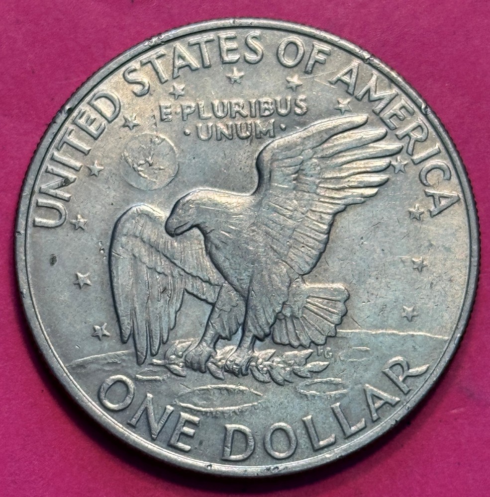 1972-D Peg Leg Error FS-401 Eisenhower Dollar (1278)