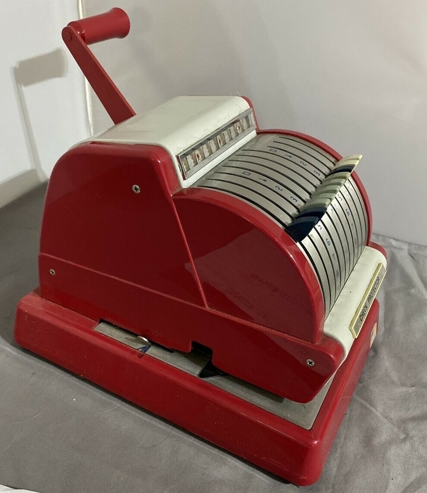 Vintage Red Check Protector Works! Retro