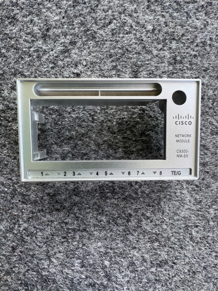 Cisco C9300-NM-8X Model Faceplate for Replacement