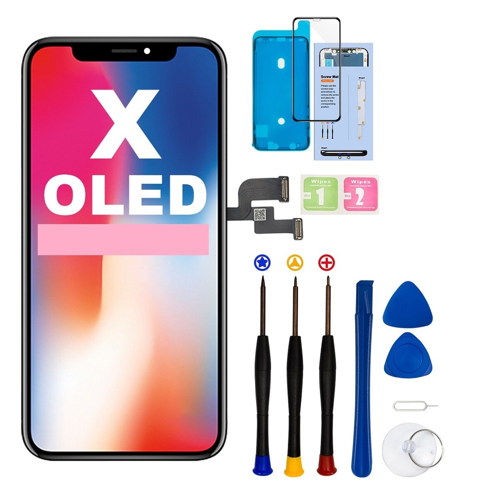 For iPhone X Quality Premium OLED Screen Display Digitizer Replacement Kit US
