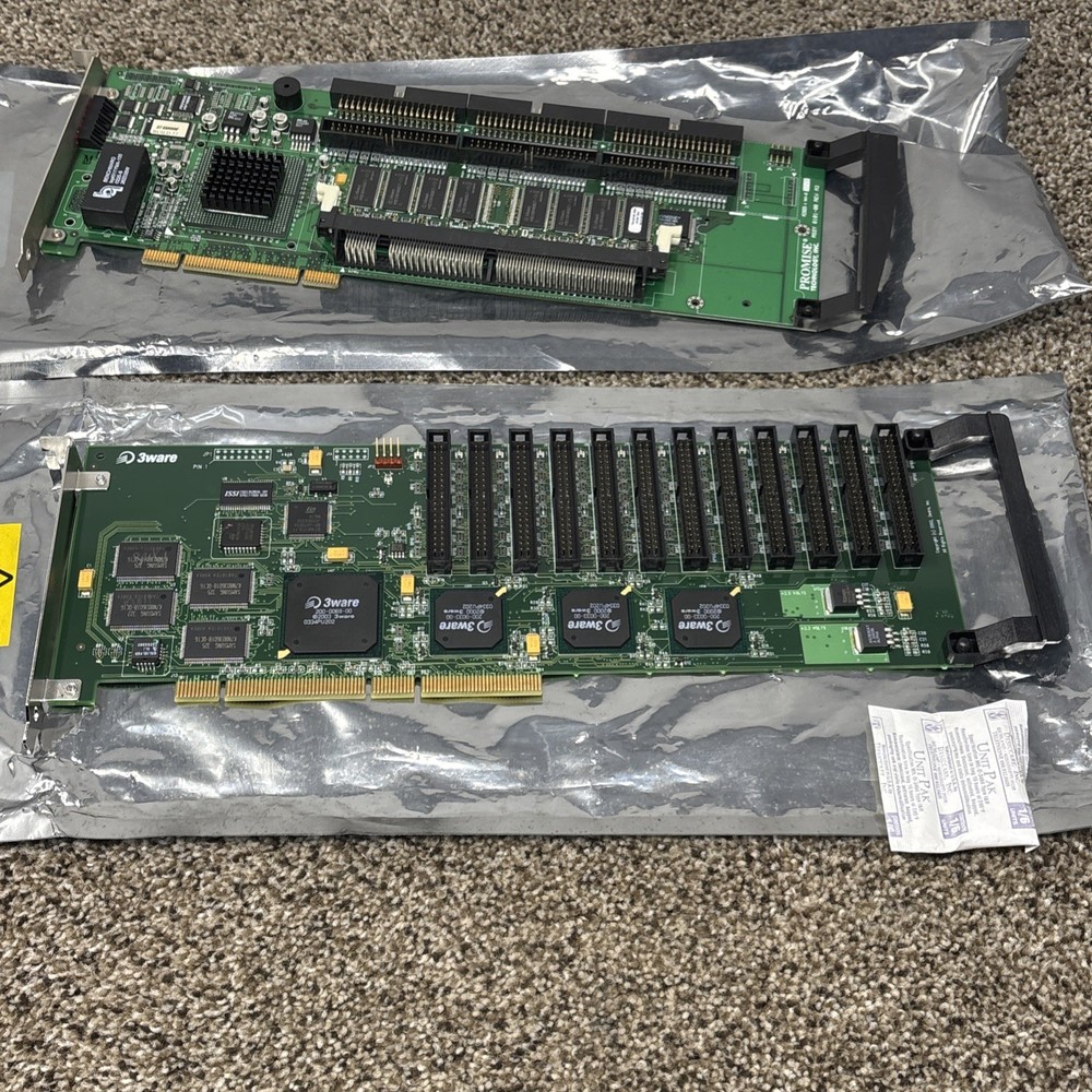 PROMISE SUPERTRACK SX6000 RAID CONTROLLER CARD With 3ware ESCLADE CARD