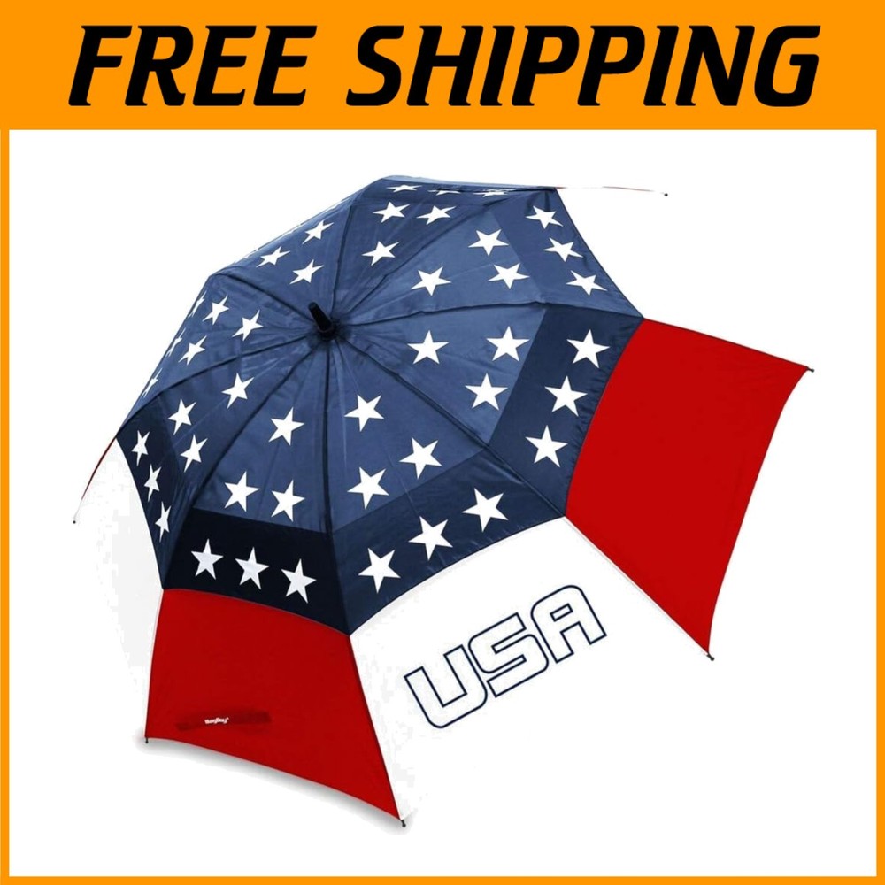 Patriotic Golf Umbrella, 62" Diameter
