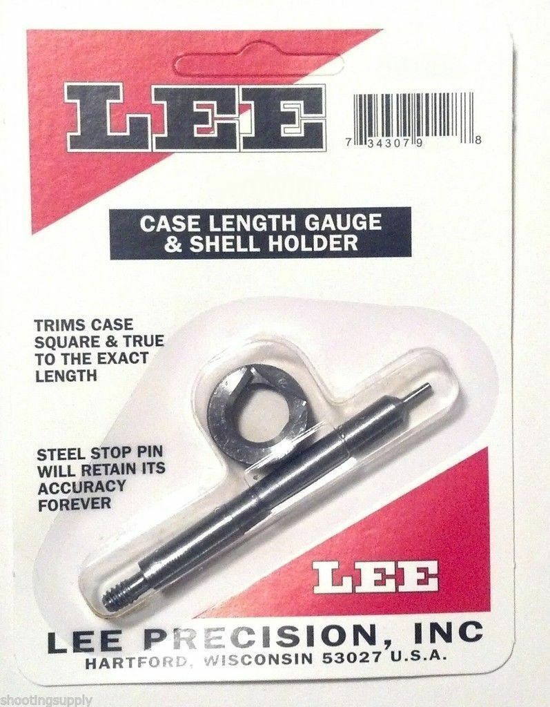 Lee 90443 Case Length Gauge & Shell Holder 300 AAC Blackout #90443