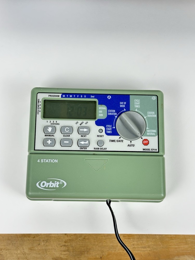 Orbit 57114 WT2X WaterMaster 4-Station Indoor Sprinkler Timer Controller