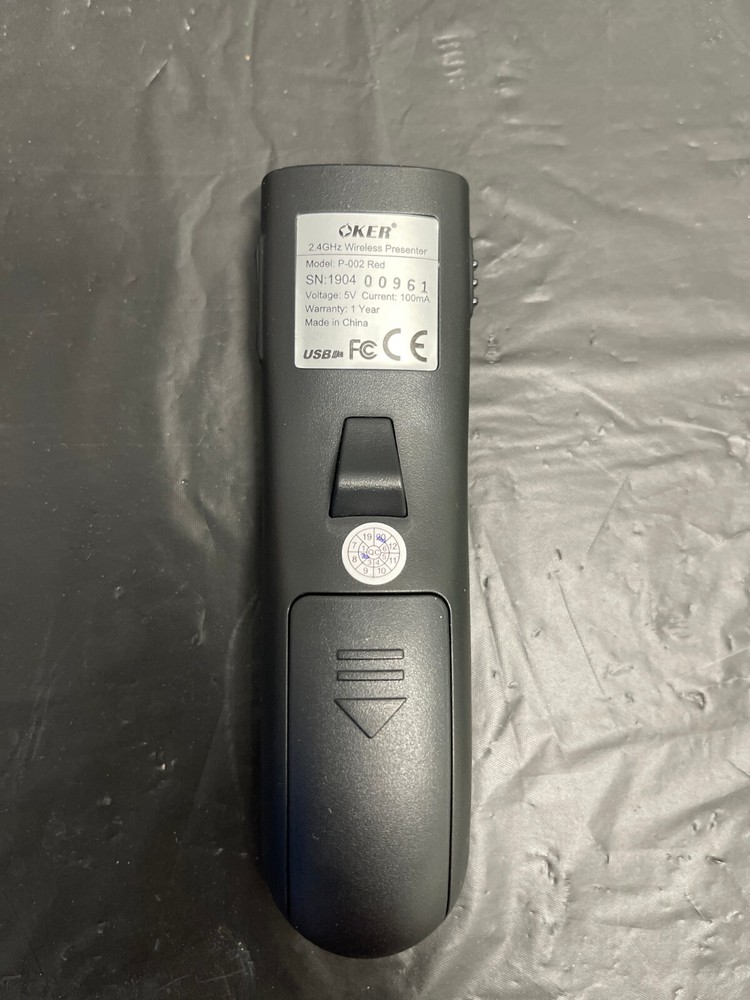 KER 2.4 GHz Wireless Presenter P-002 - Red Laser Pointer, USB Receiver, NEW