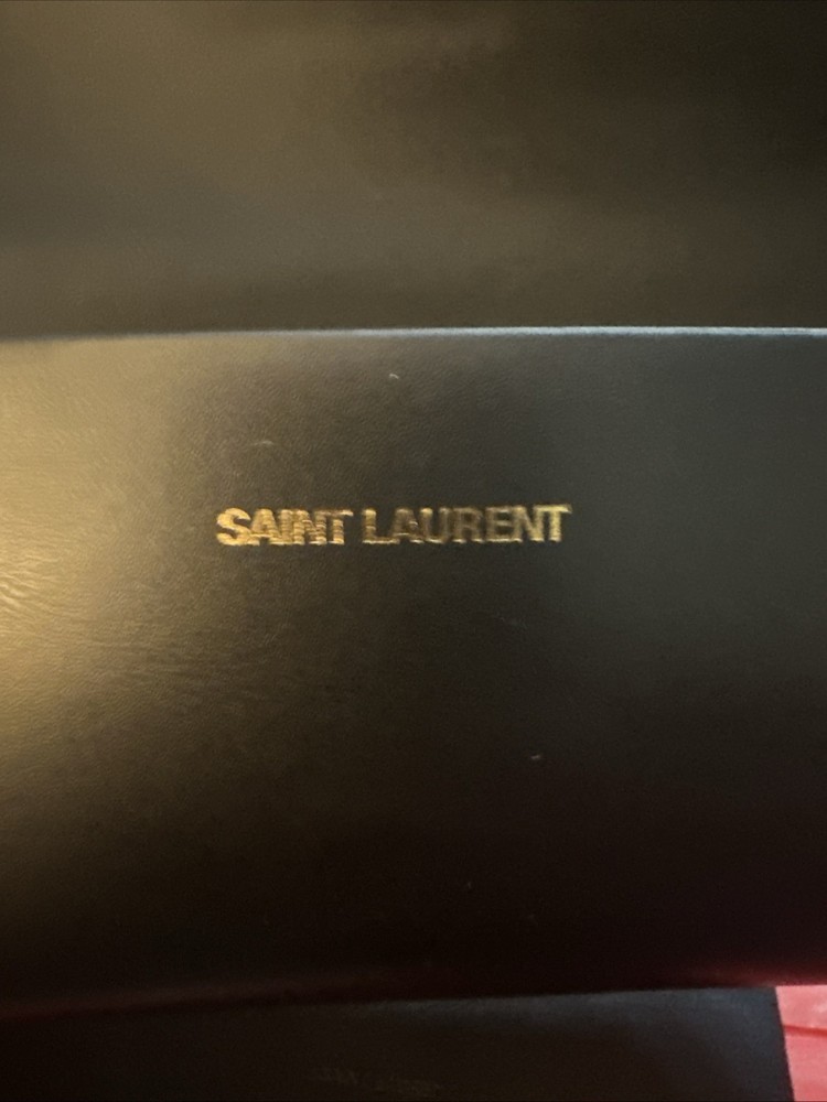 Authentic Saint Laurent Eyewear Case W/ Cloth.