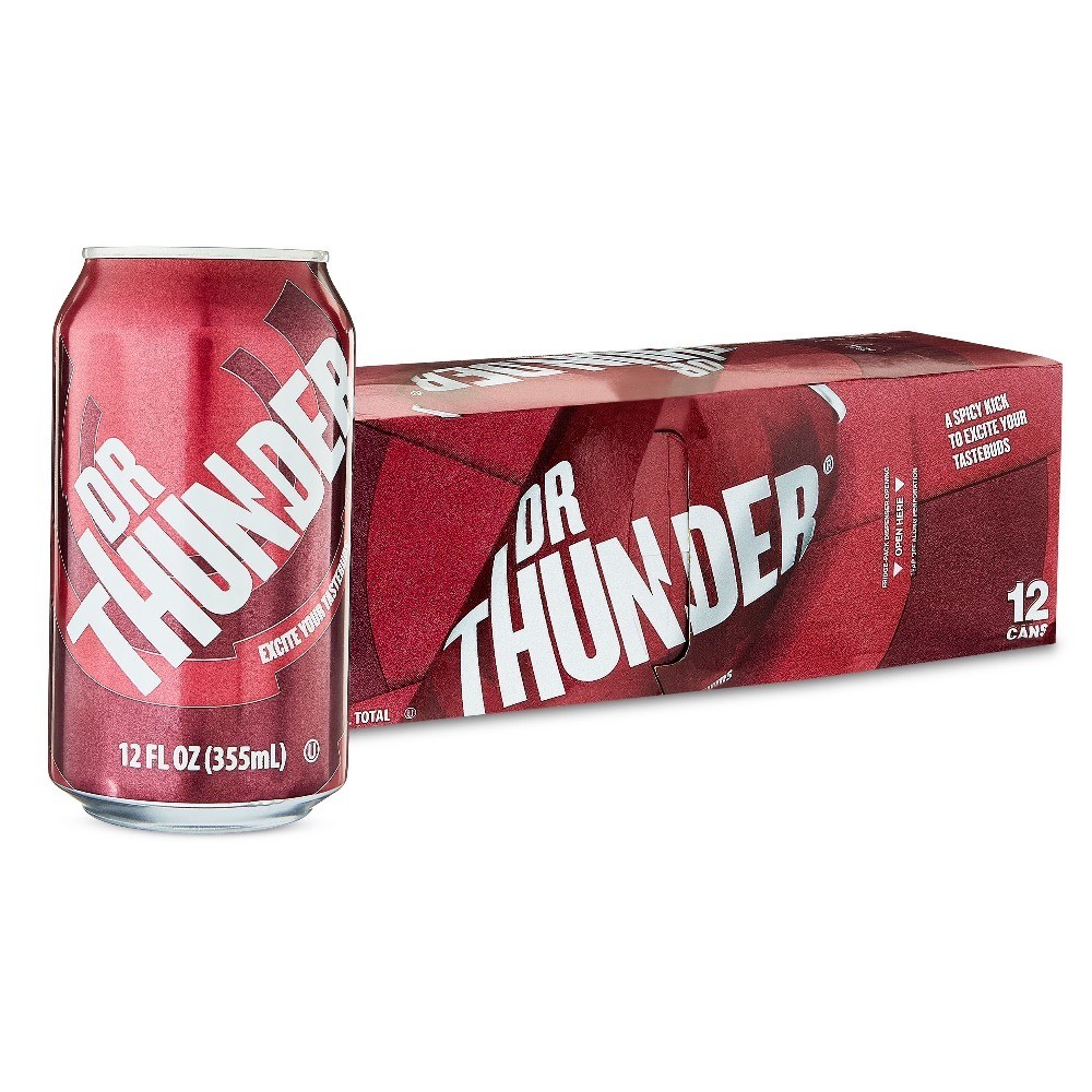 Dr Thunder Soda , 12 fl oz, 12 Pack Cans