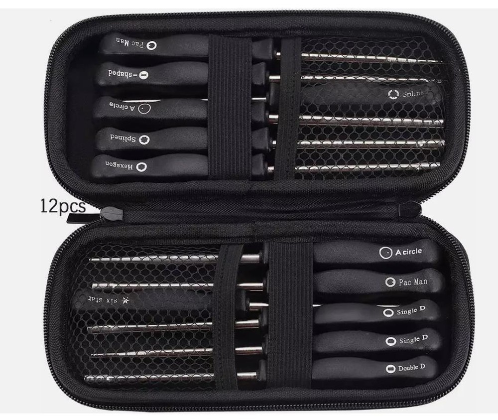 Carburetor Adjustment Tool for Common 2 Cycle Engine Trimmer Chainsaw 12PCS