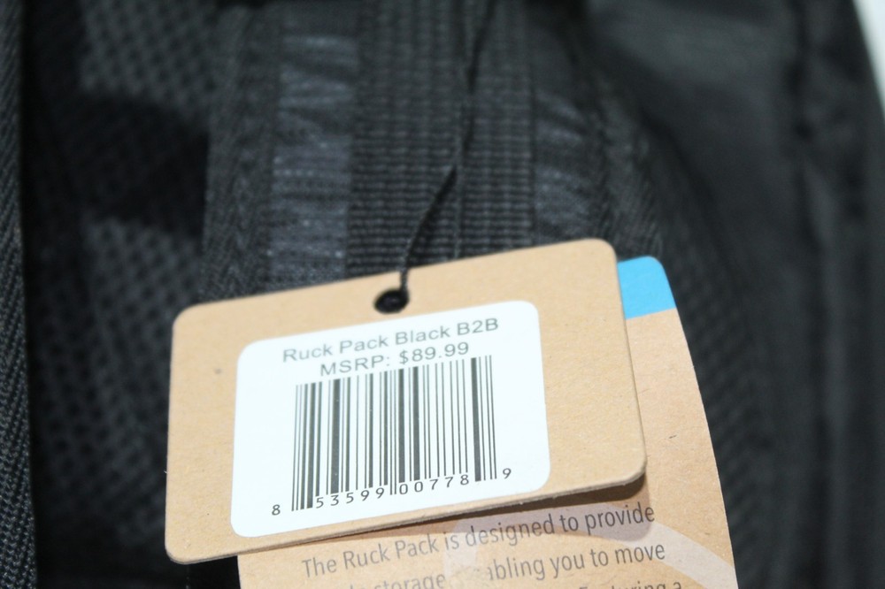 Black TechProducts360.com RUCK PACK BACKPACK! 17"