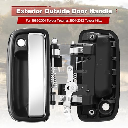 2pcs Outside Exterior Door Handles Front Left Driver Side & 2Pcs pattern#2