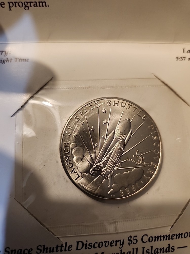 marshall island space shuttle coin
