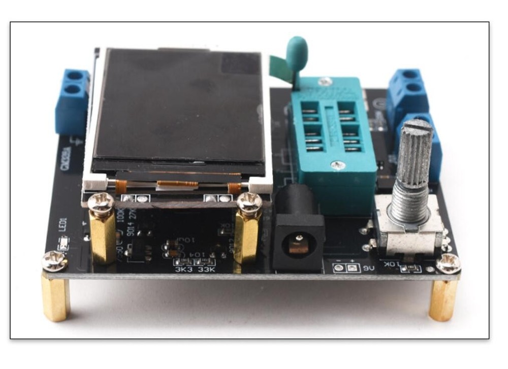 Component Tester Transistor Diode Capacitance ESR Meter Signal Generator Tool