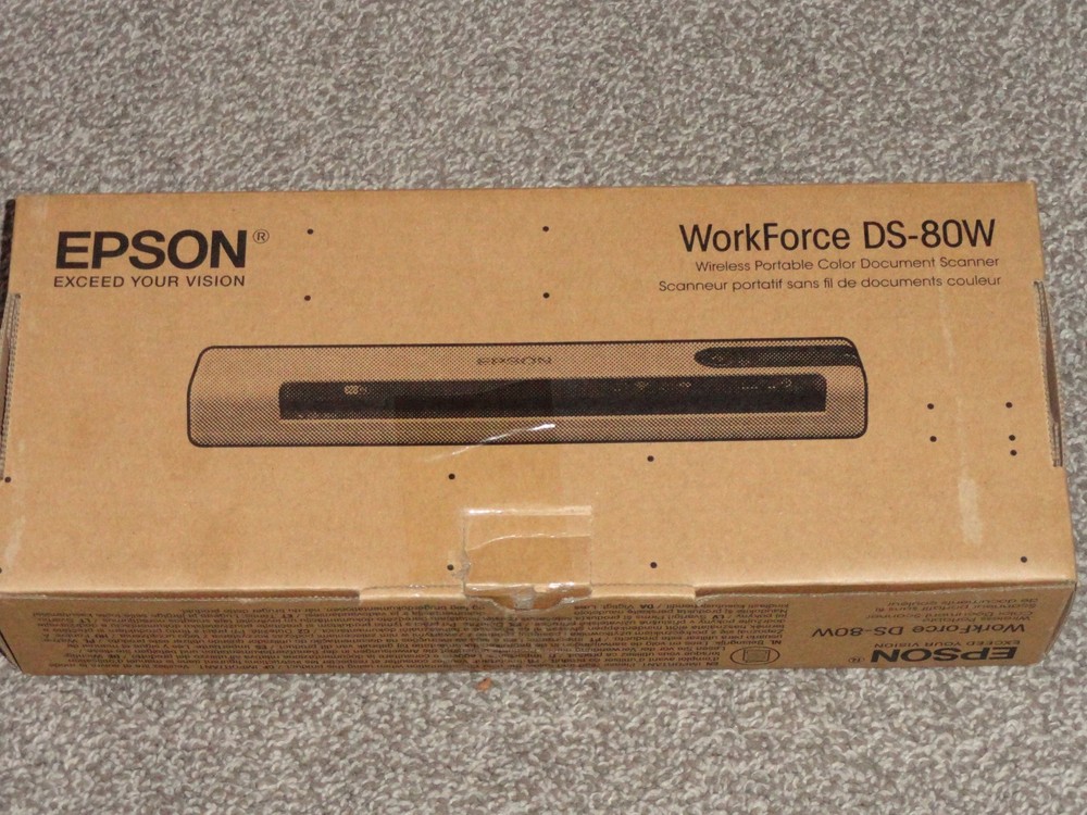 Epson Workforce DS-80W Wireless Portable Color Document Scanner