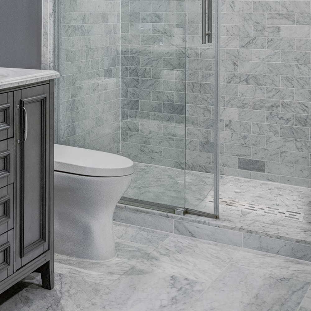 Linear Shower Drain Set 24" Rectangular Stainless Shower Drain w/Cover Grate