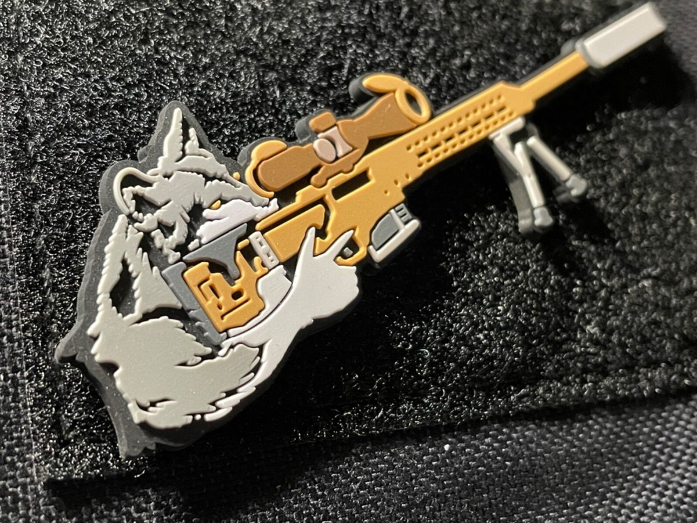 MRADwolf Sniper Wolf PVC Patch by Diamondback Designs