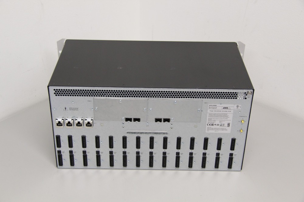 New Open Box AXIS Q7920 Rackmount Video Encoder Chassis PN: 0575-001-04