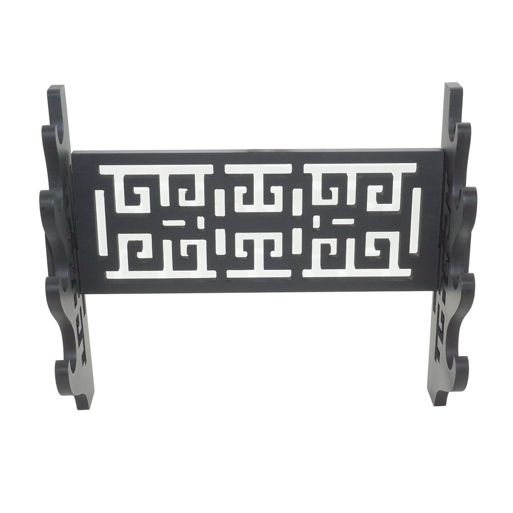 4 Tier Sword Holder Wall Mount Samurai Sword Display Stand Sword Bracket Hang...