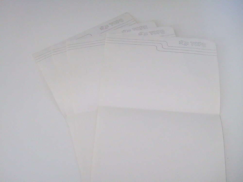 BRITISH RAIL. TOPS 9200 Operator's Guide + Other Paperwork. Excellent Condition.