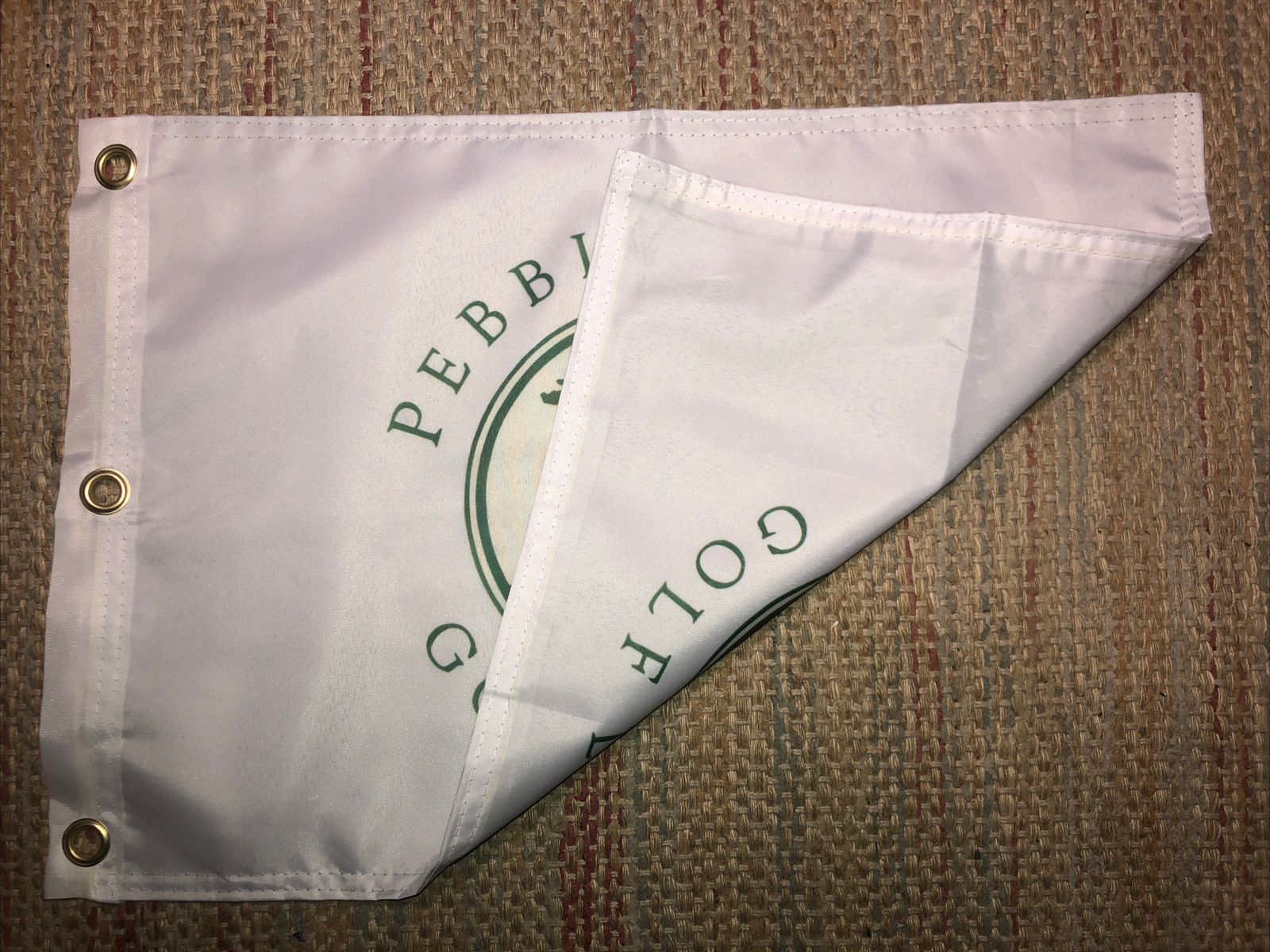 1919 PEBBLE BEACH GOLF LINKS US OPEN PGA TOUR PIN FLAG W GROMMETS FREE SHIP