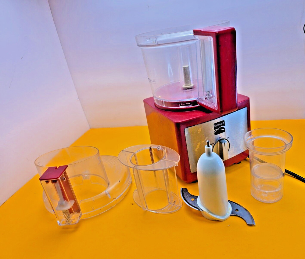 Kenmore Food Processor Large Red Amazing Equipment