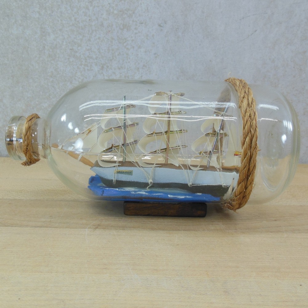 Gorch Fock Sailing Ship In A Bottle Model