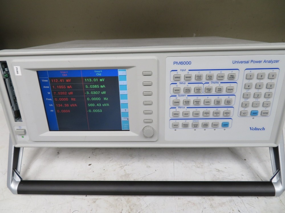 Voltech PM6000 Universal Power Analyzer 2 channel PU66