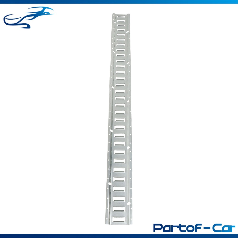 32 Piece E Track Bundle: 5' Silver Galvanized Rails, End Caps, Straps, O Rings